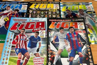 Pack Álbumes Liga BBVA 2011-2016