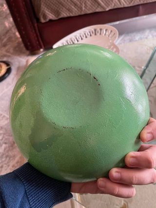 Ciotola in vetro decoupage uva