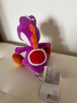 Pupazzo Yoshi Viola Peluche nuovo con cartellino
