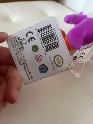 Pupazzo Yoshi Viola Peluche nuovo con cartellino