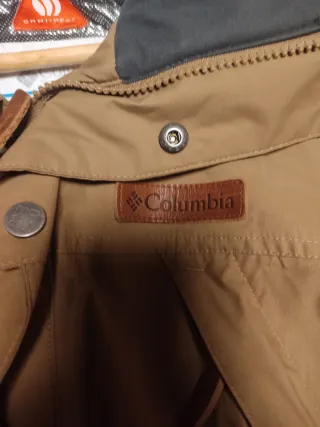 Chaqueta Columbia Talla M Marrón