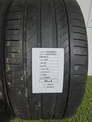 295 40 22 112Y CONTINENTAL CONTISPORTCONTACT 5