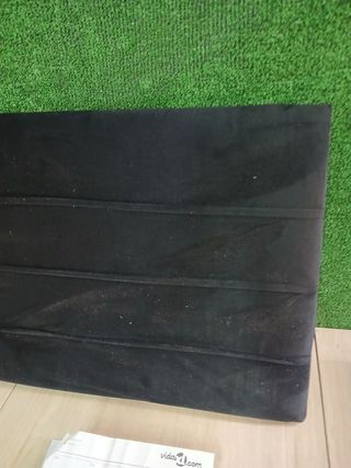 vidaXL Cabecero de terciopelo negro 90