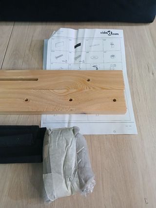 vidaXL Cabecero de terciopelo negro 90