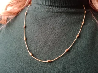 Collana in acciaio inossidabile color oro