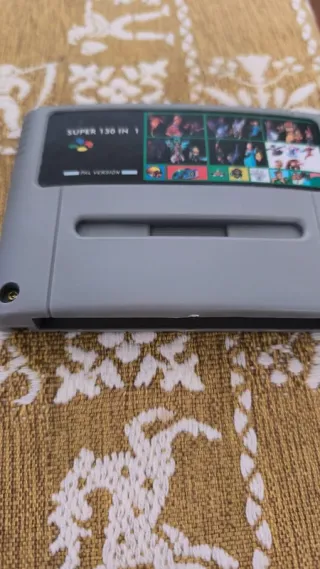 Cartuccia SNES 130 Giochi in 1 PAL