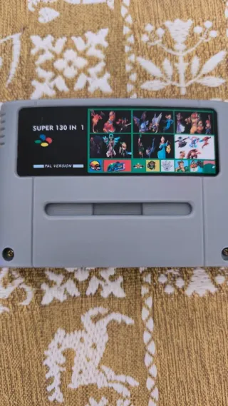 Cartuccia SNES 130 Giochi in 1 PAL