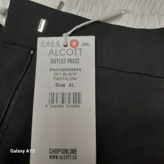 Pantaloni Alcott neri donna