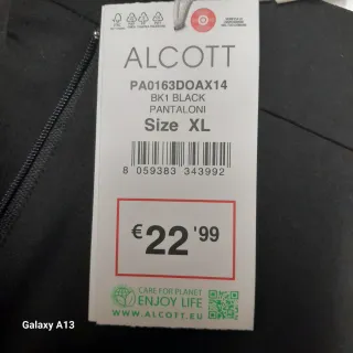 Pantaloni Alcott neri donna