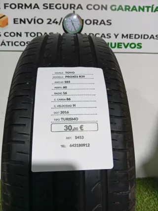 185 60 16 86H TOYO PROXES R39