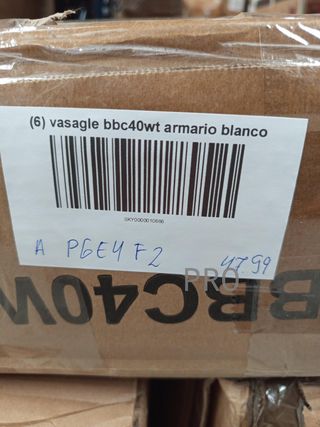 VASAGLE Armadio bagno BBC40WT