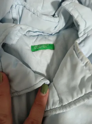 Chaqueta azul Benetton bebé