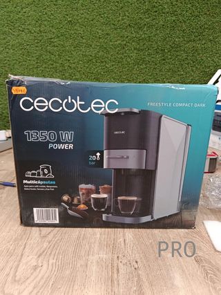 Cecotec Cafetera Cápsulas Express Compacta FreeStyle Compact Dark