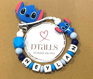 Chupetero personalizado Stitch - NEYLAN