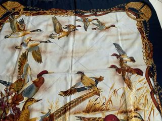 Foulard Hermès con stampa di anatre