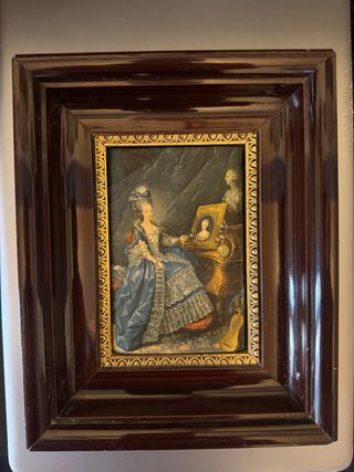 Quadro donna con ritratto