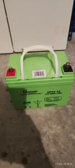 Batería UPower + Inversor 600W + Cargador
