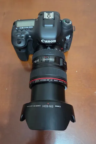 Cámara Canon EOS 7D Mark II + obj. canon 24-105mm