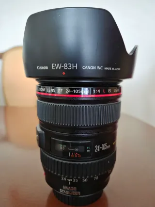 Cámara Canon EOS 7D Mark II + obj. canon 24-105mm