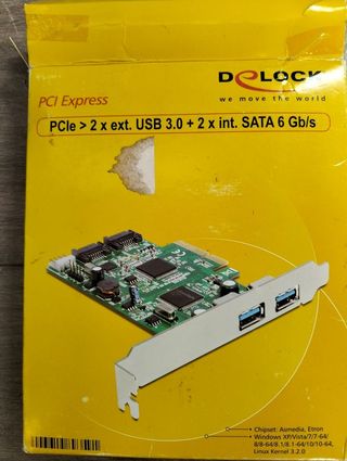 Adaptador PCIe SATA USB 3.0 Delock 8935