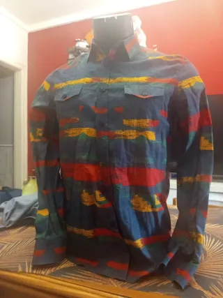 Camisa Desigual Patchwork Denim