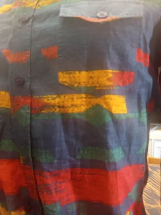 Camisa Desigual Patchwork Denim