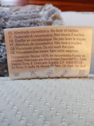 Almohada Viscoelástica 135cm