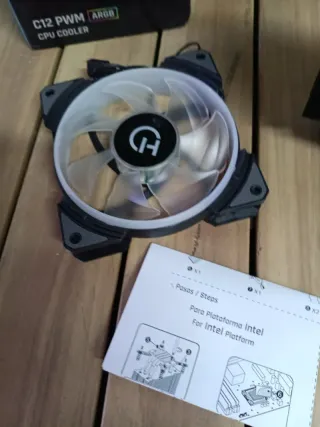 Hiditec C12 PWM ARGB Cooler CPU Compacto