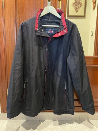 Chubasquero cortaviento SEAMAN COLLECTION negro