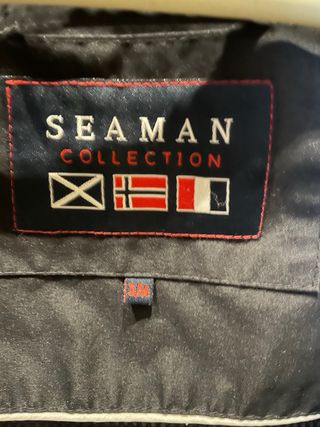 Chubasquero cortaviento SEAMAN COLLECTION negro