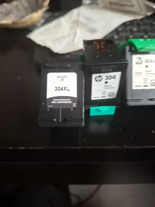 Cartuchos Tinta HP 304 Vacíos (Negro y Color)