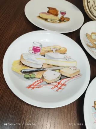 Estuche 6 Platos Queso Franceses