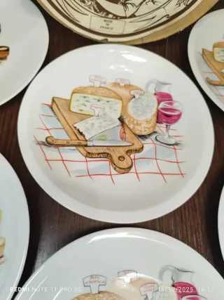 Estuche 6 Platos Queso Franceses