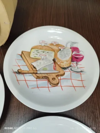 Estuche 6 Platos Queso Franceses