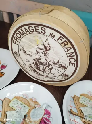 Estuche 6 Platos Queso Franceses