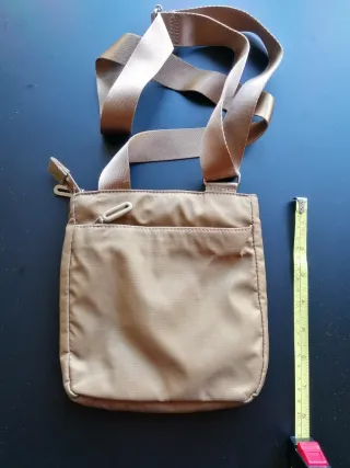 Bolso bandolera Samsonite beige