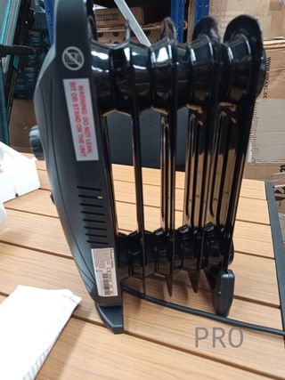 Radiador de 650 W Lleno de Aceite, Calefactor Eléctrico Portátil de 5