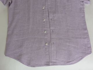 Camisa J.Crew hombre talla M manga corta lila