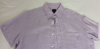 Camisa J.Crew hombre talla M manga corta lila