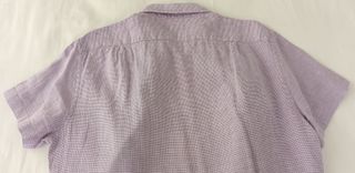 Camisa J.Crew hombre talla M manga corta lila