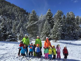 Clases de esquí para niños