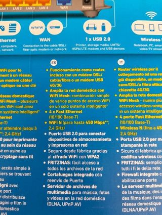 Router AVM FRITZ!Box 4020 WiFi 450 Mb/s