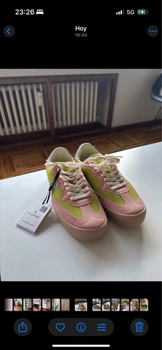 Zapatillas Scalpers Verde y Rosa