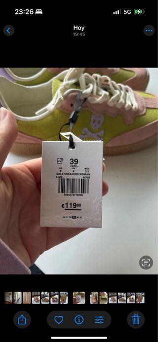 Zapatillas Scalpers Verde y Rosa