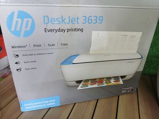 Impresora HP DeskJet 3639 Blanca y Azul