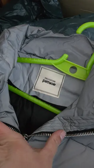 Chaqueta fluorescente gris