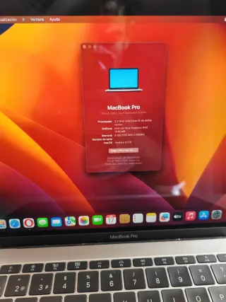 MacBook Pro 13 2017 Plata