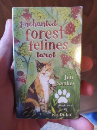 Enchanted Forest Felines Tarot Tarocchi Carte Deck