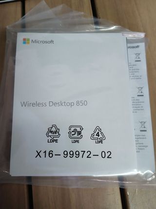 Microsoft Teclado y ratón inalámbrico español