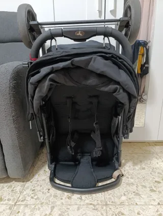 Trío Cochecito Bebé Negro Asalvo